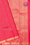 Pure Kanchipuram Silk Saree-Pink-PF07083