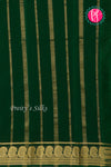 Pure Mysore Crepe Silk Saree-Bottlegreen-PA20648