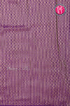 PURE KADDI BANARASI GEORGETTE SILK SAREE-Deep Violet -PA14778