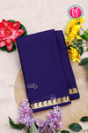Pure Mysore Crepe Silk Saree-Navyblue-PA21766
