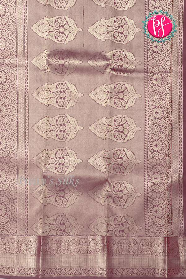 Pure Brocade Kanchipuram Silk Saree-PA24536