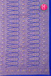Pure Banarasi Crepe Silk Saree-Royalblue-PA22100