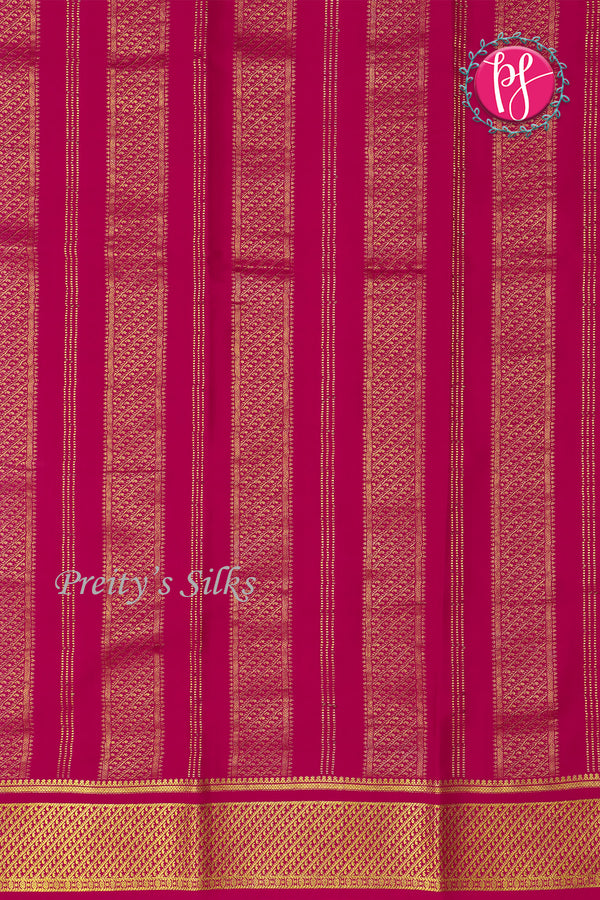 Pure Mysore Crepe Silk Saree -PF80204