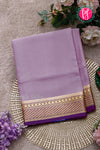 Pure Mysore Crepe Silk Saree-Mauve And Purple-PA22436