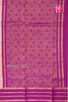 Pure Mysore Crepe Silk Saree -Lilac And Purple-PA01187