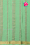 Pure Mysore Crepe Silk Saree-Pastelgreen-PA20890