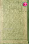 PURE KADDI BANARASI GEORGETTE SILK SAREE-Pastelgreen-PA23860