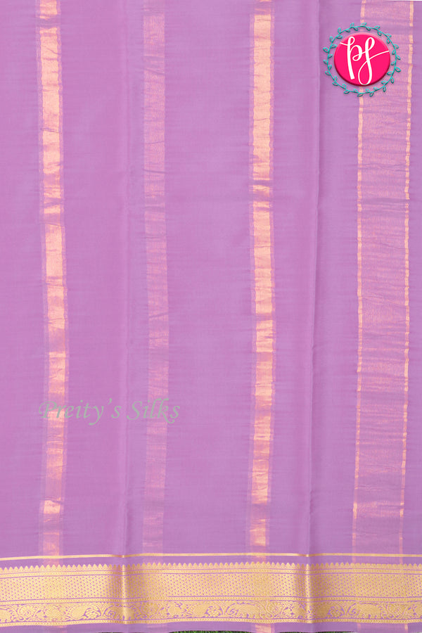 Pure Mysore Crepe Silk Saree-Mauve-PF20850