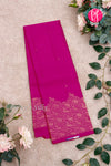 Pure Kanchipuram Silk Saree-Mejentapink-PA27253