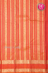 Pure Kanchipuram Silk Saree-Reddish-Orange-PF85020