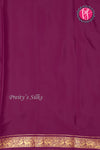 Pure Mysore Crepe Silk Saree-PF77430