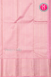 Pure Kanchipuram Silk Saree-Peacockblue And Babypink-PA25014