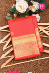 Pure Kanchipuram Silk Saree-Red-PA23602