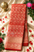 Pure Brocade Kanchipuram Silk Saree-Red-PA24536