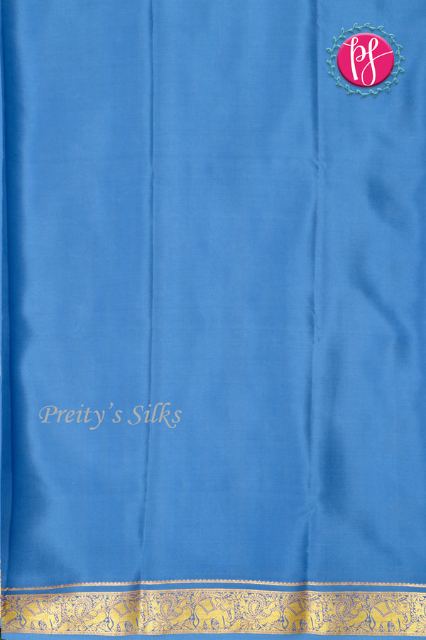 Pure Mysore Crepe Silk Saree-PF77430