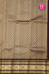 Pure Kanjeevaram Silk Saree-Rustorange And Deepbrown-PF62723