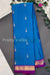 Pure Kanchipuram Silk Saree-Blue-PA50656