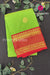 Semi Kanchipuram Silk Saree -Parrotgreen with Red-PA39339