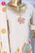 Ivory Blossom Ivory White Cotton Suit Set -SWRM244
