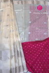 Day 2 Viscose Tussar Georgette Silk Saree-PA32325