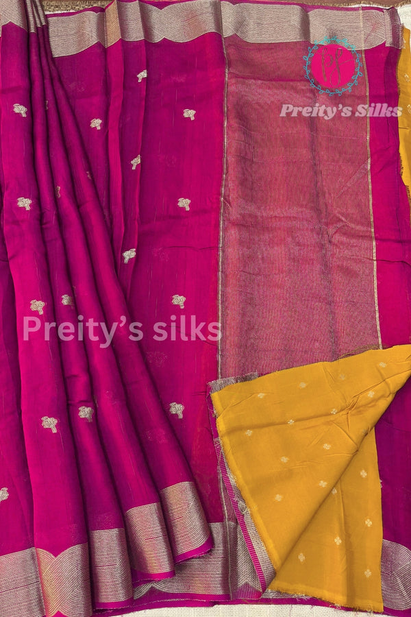 Viscose Dhupion Silk Saree-PA13766