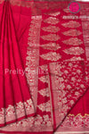 Satin Crepe Silk Saree-PF67702