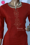 Rust-Maroon Kurta Set - SWRM140