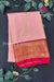 Semi Kanchipuram Silk Saree -Rosepink with Red-PA39339