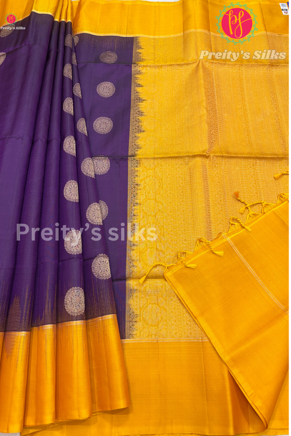 Pure Kanchipuram Soft Silk Saree- PF46114