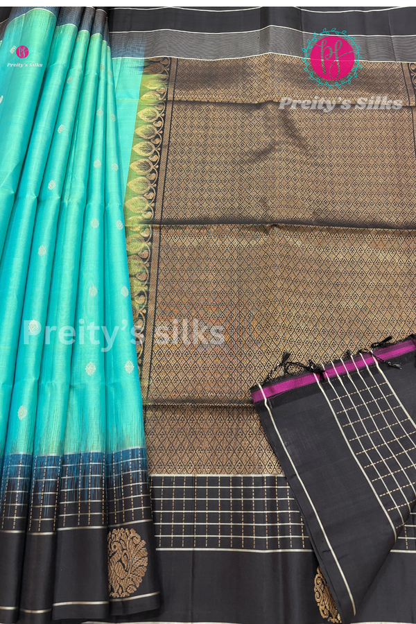 Pure Kanchipuram Soft Silk Saree- PF46114