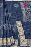 (Restocked)Semi Wrinkle Crepe Silk Saree-PF82020