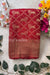 Pure Banarasi Crepe Silk Saree-Red-PA51871
