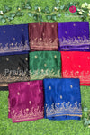 Semi Banarasi Crepe Silk Saree-PA49841