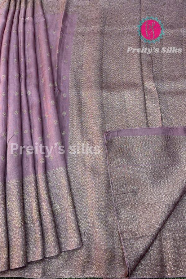 Tussar Dupion With Antique Zari Saree- PA00355