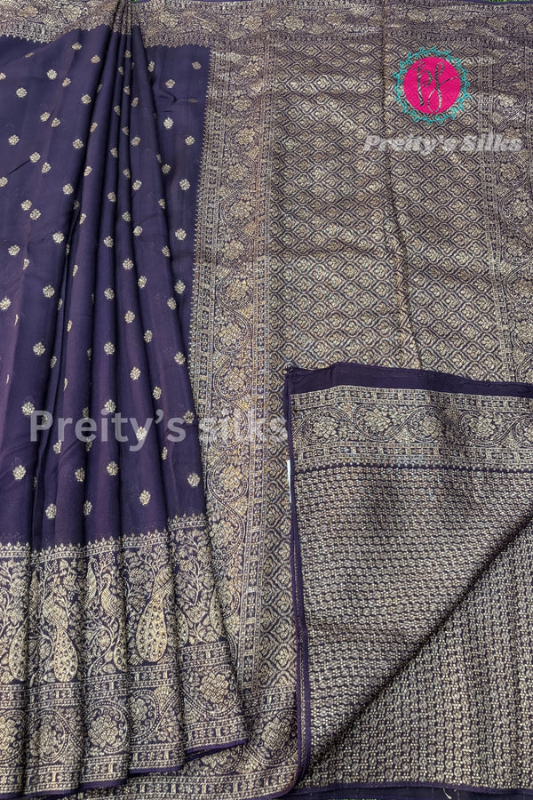 Tussar Dupion With Antique Zari Saree- PA00355