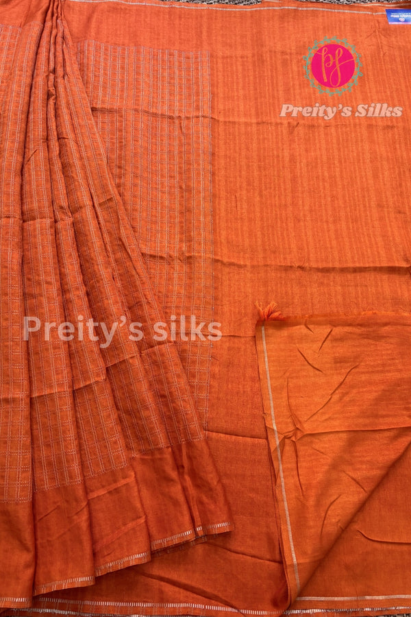 Soft Tussar Silk Saree-PA02289