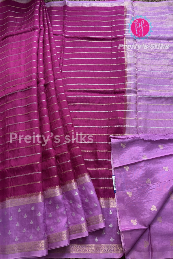 Munga Crepe Silk Saree-PA02705