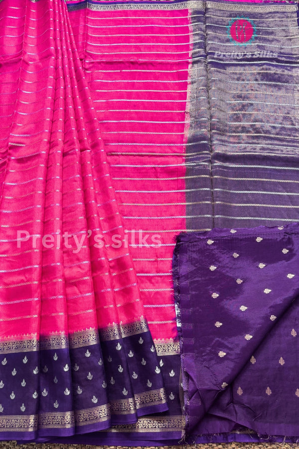 Munga Crepe Silk Saree-PA02705
