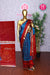 Semi Ikkat Pochampally silk saree-PA03525