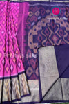 Semi Ikkat Pochampally Silk saree-PA03525