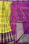 Semi Ikkat Pochampally Silk saree-PA03525