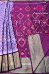Semi Ikkat Pochampally Silk saree-PA03525
