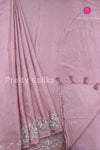 Semi Wrinkle Crepe Silk Saree- PA03840