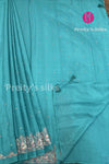 Semi Wrinkle Crepe Silk Saree- PA03840