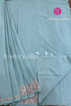 Semi Wrinkle Crepe Silk Saree- PA03840