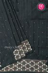 Semi Tussar Silk Saree with Embroidery work-PF71757