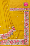 Semi Silk With Cross Stitchwork-PA05021