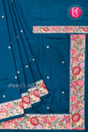 Semi Silk With Cross Stitchwork-PA05021