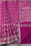 Semi Georgette Silk Saree-PA05573