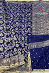 Semi Georgette Silk Saree-PA05573